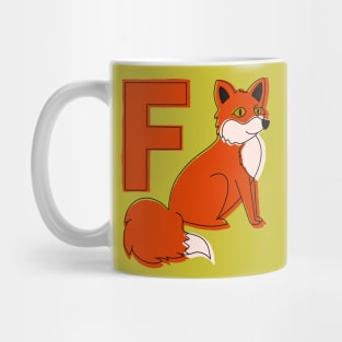 F is for Fox Mug